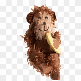 Monkey Piñata Holding A Banana - Masai Lion, HD Png Download - piñata png