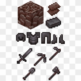 Netherite Tools And Armor, HD Png Download - minecraft diamonds png
