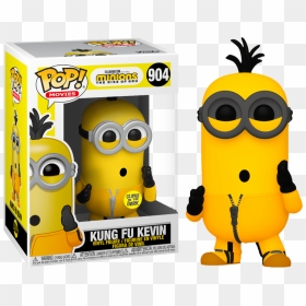 Kevin Kung Fu Glow Us Exclusive Pop Vinly [rs] - Minions The Rise Of Gru Funko, HD Png Download - kung fu png