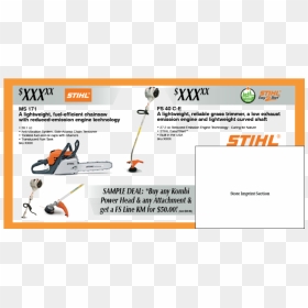 Stihl Pc Back A - Online Advertising, HD Png Download - stihl logo png