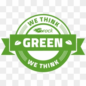 We Think Green - Circle, HD Png Download - brock png