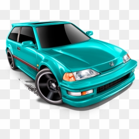 Honda Civic Ef Hot Wheels, HD Png Download - jdm png