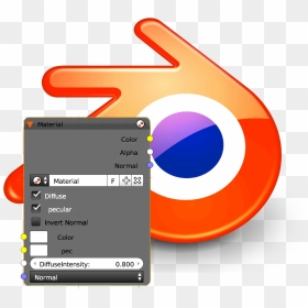 Blenderlogo Ноды В Blender Render - Circle, HD Png Download - blender logo png