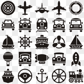 Transportation Icon Png, Transparent Png - transportation icon png