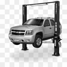 Two-post Car Lift - Bendpak 2 Post Lift, HD Png Download - lifted truck png