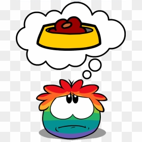 Hungry Rp - Club Penguin Puffles Cute, HD Png Download - hungry png