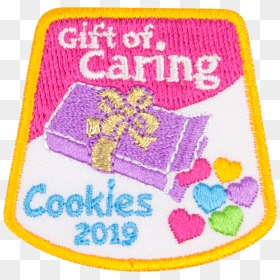 Giftofcaringpatch - Girl Scout Gift Of Caring Patch 2019, HD Png Download - girl scouts png