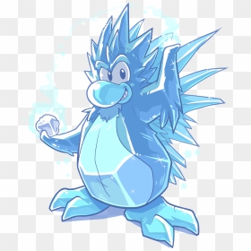 Clipart Snow Frost - Club Penguin Ice Penguin, HD Png Download - jack frost png