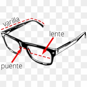 Medidas Gafas - Eyeglasses Vector, HD Png Download - gafas png