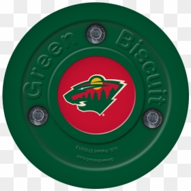 Green Biscuit Minnesota Wild Stickhandling Training - Minnesota Wild, HD Png Download - minnesota wild logo png