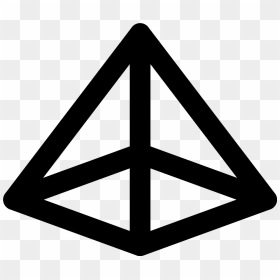 Pyramid Clipart Plain - Pyramid Icon, HD Png Download - plain png