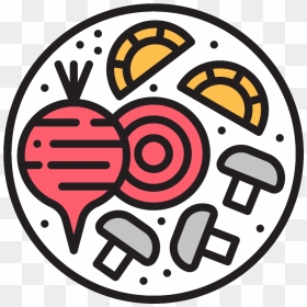 Circle, HD Png Download - dinner icon png