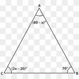 X - Triangle, HD Png Download - algebra png