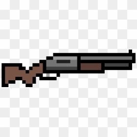 Fortnite Pump Shotgun Pixel Art, HD Png Download - pump shotgun png