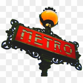 Paris Metro Sign Png, Transparent Png - metro png