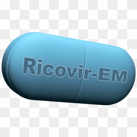 Ricovir-em Pill - Medicine, HD Png Download - pill shape png
