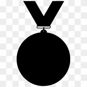 Silhouette Of A Medal, HD Png Download - cinta dorada png