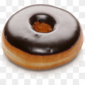 Donut Dark Chocolate Icing - Chocolate Bakery Donuts, HD Png Download - icing png