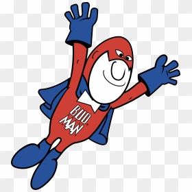 Bud Man, HD Png Download - man vector png