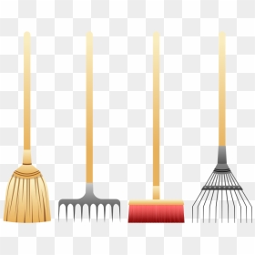 Brooms And Rakes - Broom And Rake, HD Png Download - broomstick png