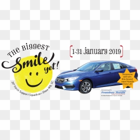 Top Of Page Banner - Honda Civic Smiling, HD Png Download - honda civic png