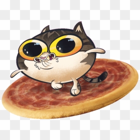 Dj Pizza Cat Gif , Png Download - Cartoon, Transparent Png - cat gif png