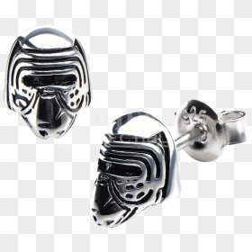 Force Awakens Kylo Ren Sterling Silver 3d Stud Earrings - Star Wars Küpe, HD Png Download - force awakens png