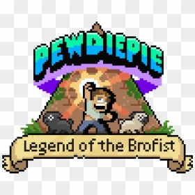 Legend Of The Brofist Just Launched For Mobile - Pewdiepie And The Legend Of Brofist, HD Png Download - felix kjellberg png