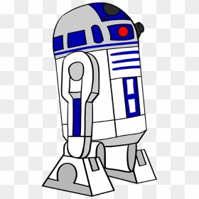 How To Draw R2 - Draw R2d2 Step By Step, HD Png Download - r2 d2 png