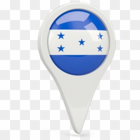 Round Pin Icon - Egypt Icon Flag Png, Transparent Png - honduras flag png