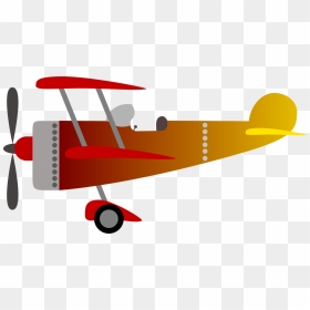 Propeller Driven Aircraft,angle,biplane - Biplane Clipart, HD Png Download - propeller png