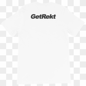 Getrekt T-shirt Crew Neck White Vol , Png Download - Active Shirt, Transparent Png - get rekt png