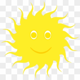 Sun Image Smiling - Yellow Sun, HD Png Download - smiling png