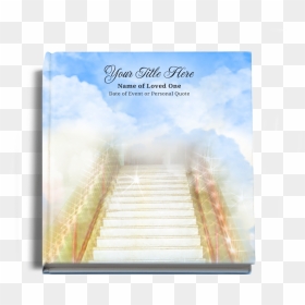 Stairway Funeral Guest Book - Guestbook, HD Png Download - stairway png