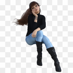 Transparent 3d Character Png - Pose 3d Model Woman, Png Download - png women