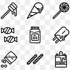 Candy Icons Png, Transparent Png - candies png