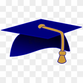 Free Png Gold Graduation Cap Png Png Image With Transparent - Blue Graduation Hat Png, Png Download - gold graduation cap png