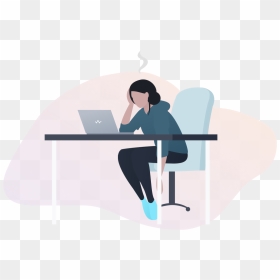 7 - Sitting, HD Png Download - burnout png