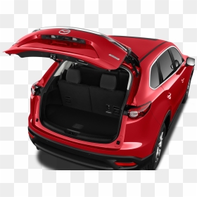 Backside Open Of Red Mazda Car - Mazda Cx 5 2018 Trunk, HD Png Download - mazda png