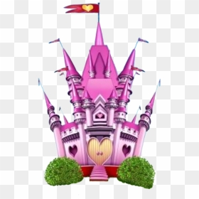 #castle #pink #whimsical #fantasy #princess #png - Castillo De Disney Animado, Transparent Png - fantasy castle png