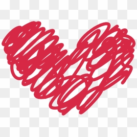 Transparent Heart Doodle Png - Doodle Heart Clipart Transparent, Png Download - doodle arrow clipart png