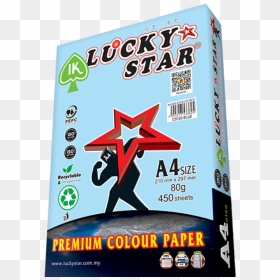 Lucky Star , Png Download - Lucky Star A4 Paper 80gsm, Transparent Png - lucky star png