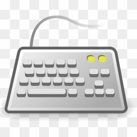 Pc Keyboard Icon Vector Illustration - Computer Input Devices Clipart, HD Png Download - keyboard icon png