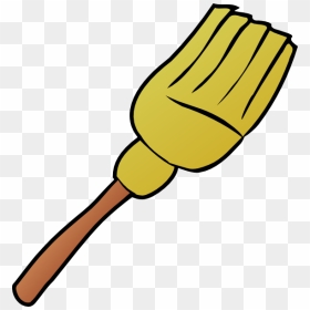 Snowman S Broom Clip Art At Clker, HD Png Download - broomstick png