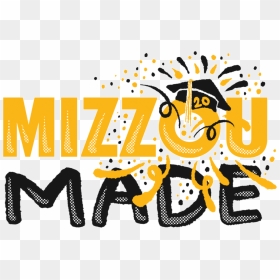 The Official Mark Of The Mizzou Made Virtual Celebration - Illustration, HD Png Download - gold graduation cap png