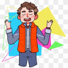 Transparent Marty Mcfly Png - Cartoon, Png Download - kick png