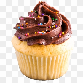 Cupcake - Birthday Cake And Cupcakes, HD Png Download - icing png