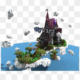 Fantasy Cloud Castle Spawn/hub Colorful - Fantasy Spawn Minecraft Download, HD Png Download - fantasy castle png