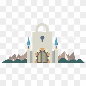 Secure-fort - Illustration, HD Png Download - fort png