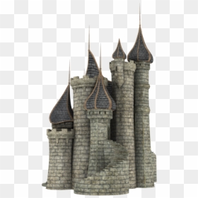 3d Castle Model Png, Transparent Png - fantasy castle png